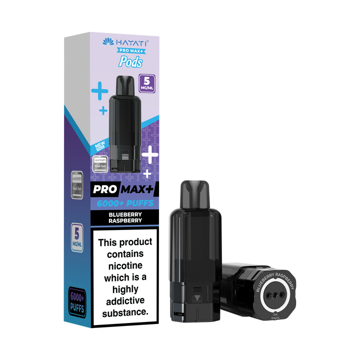 Hayati® Pro Max+ 6000+ Pods (5mg)