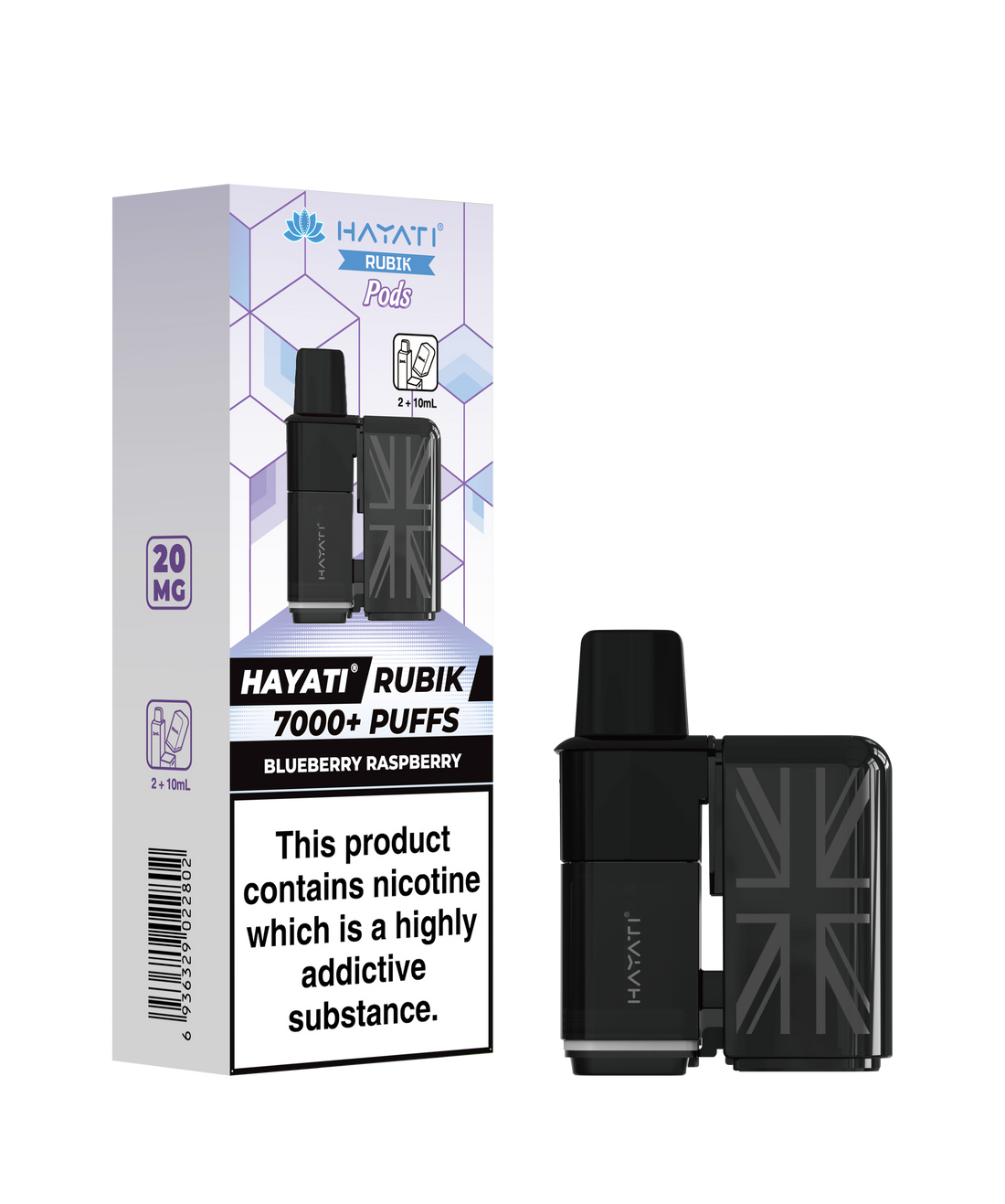 Hayati® Rubik Refillable Pods (20mg)
