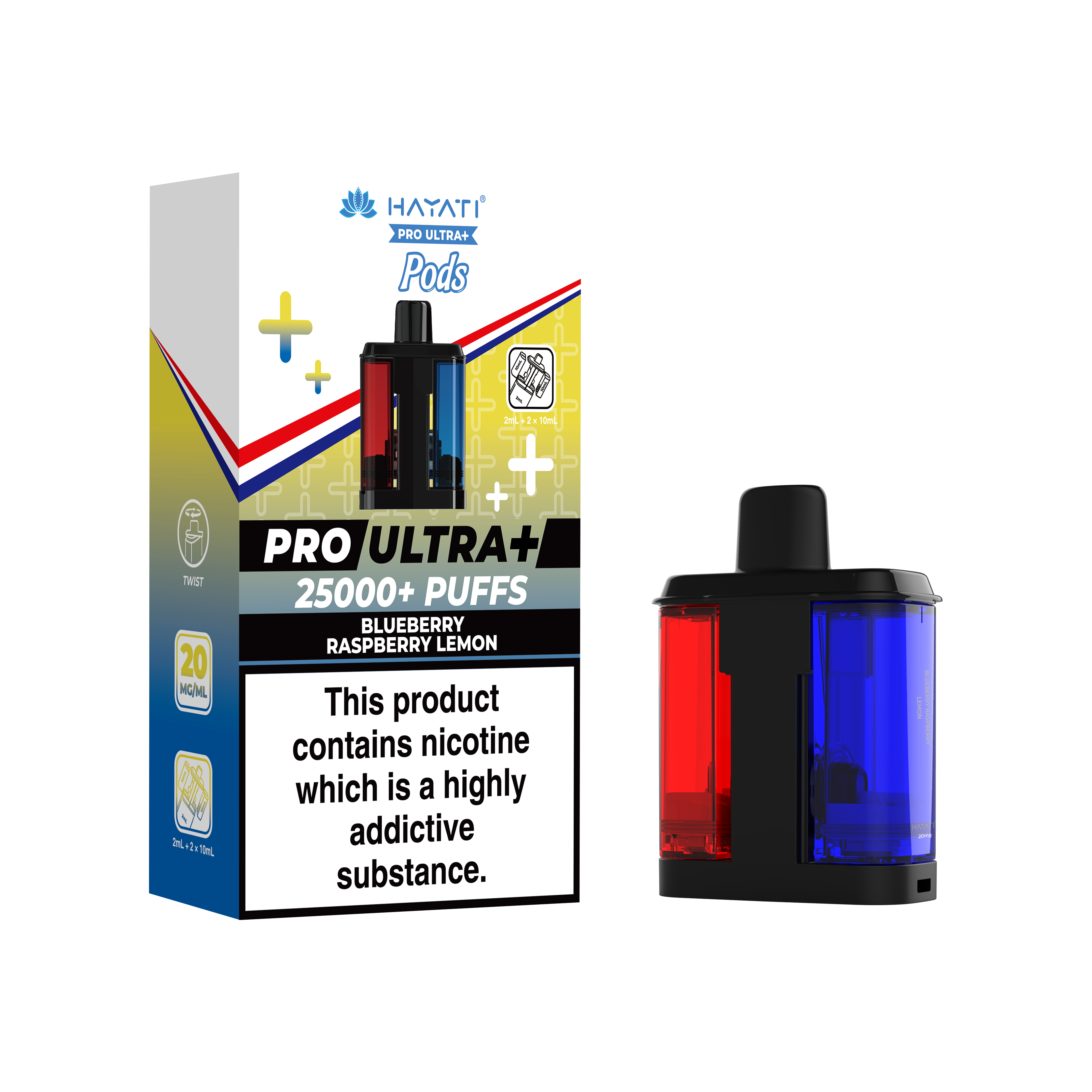 Hayati® Pro Ultra+ 25K Prefilled Pods (20mg)