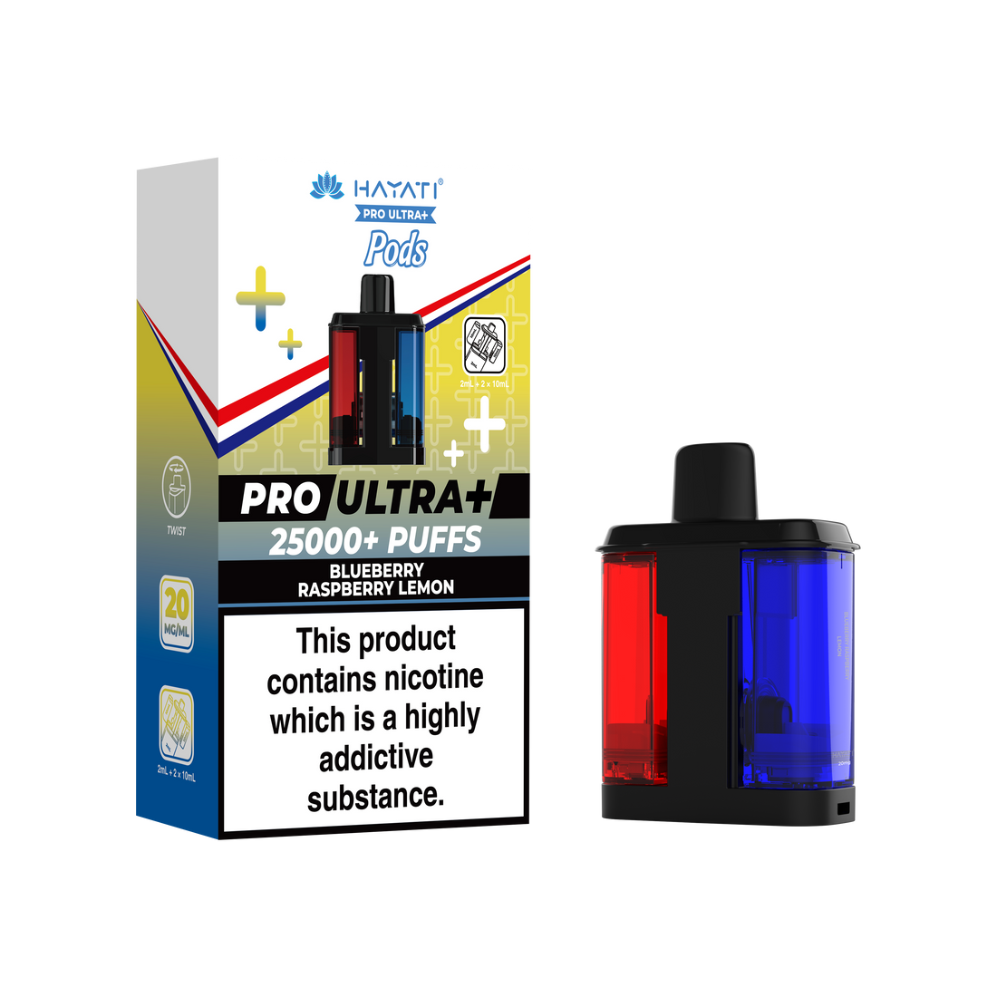 Hayati® Pro Ultra+ 25K Prefilled Pods (20mg)
