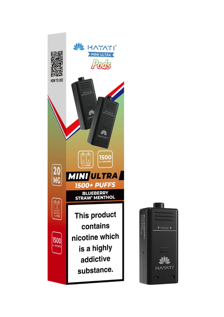 Hayati Mini Ultra 1500 Prefilled Pods