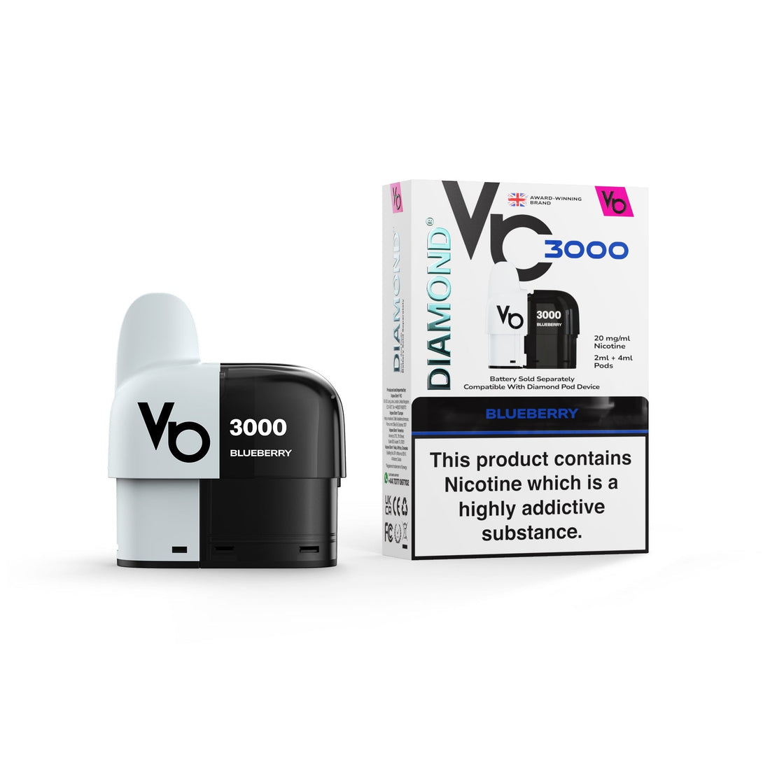 Vapes Bars Diamond 3K Pod (Germany)