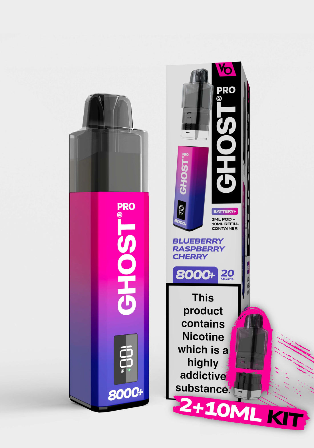 Ghost Pro 8000+  2+10ml Kit