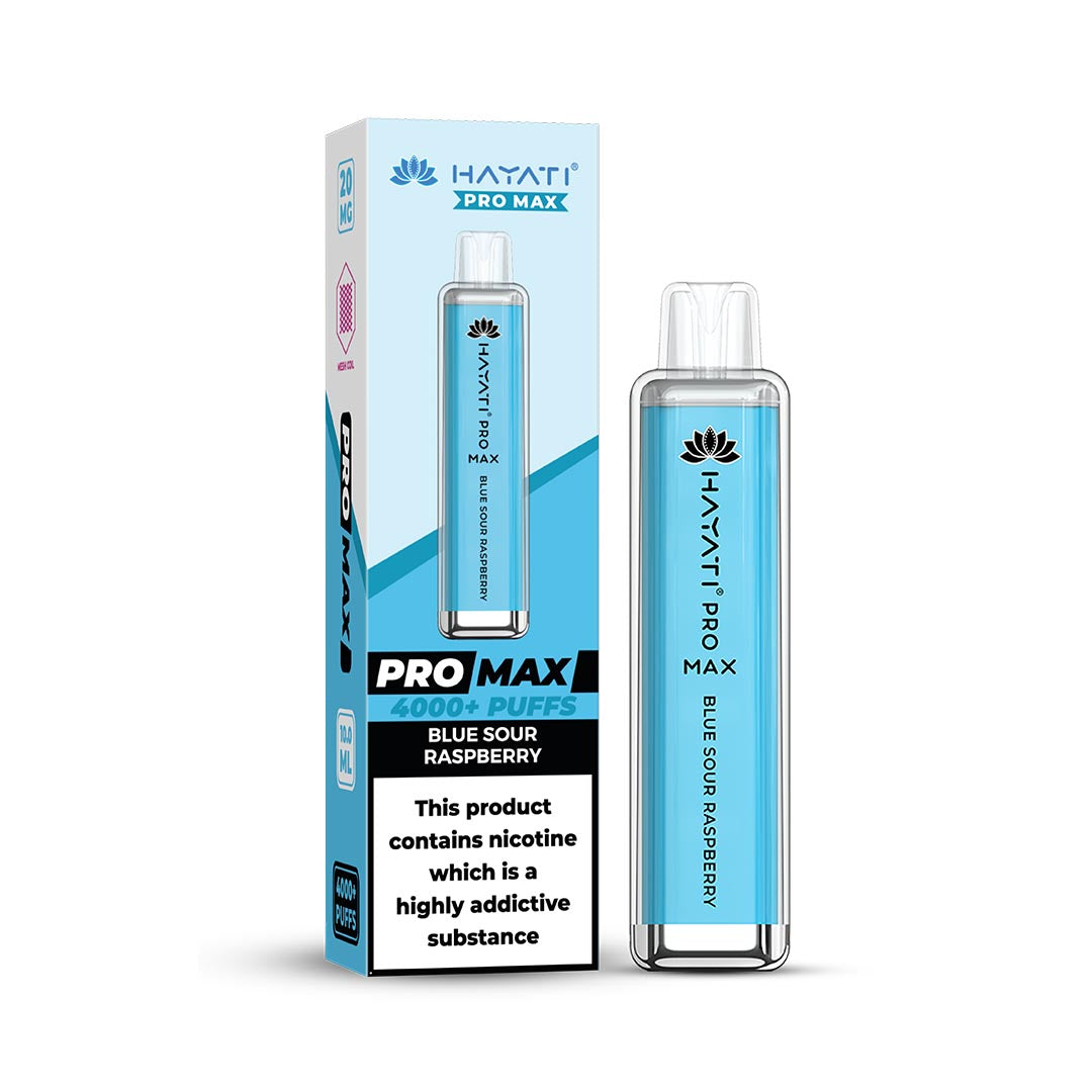 Hayati® Pro Max Disposable 4000+ Vape Kit Puffs (50mg)