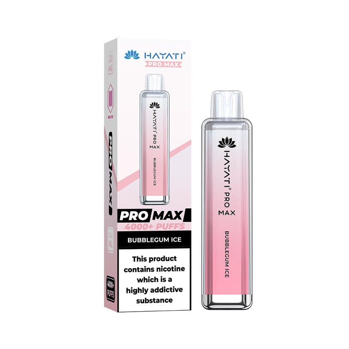Hayati® Pro Max Disposable 4000+ Vape Kit Puffs (50mg)