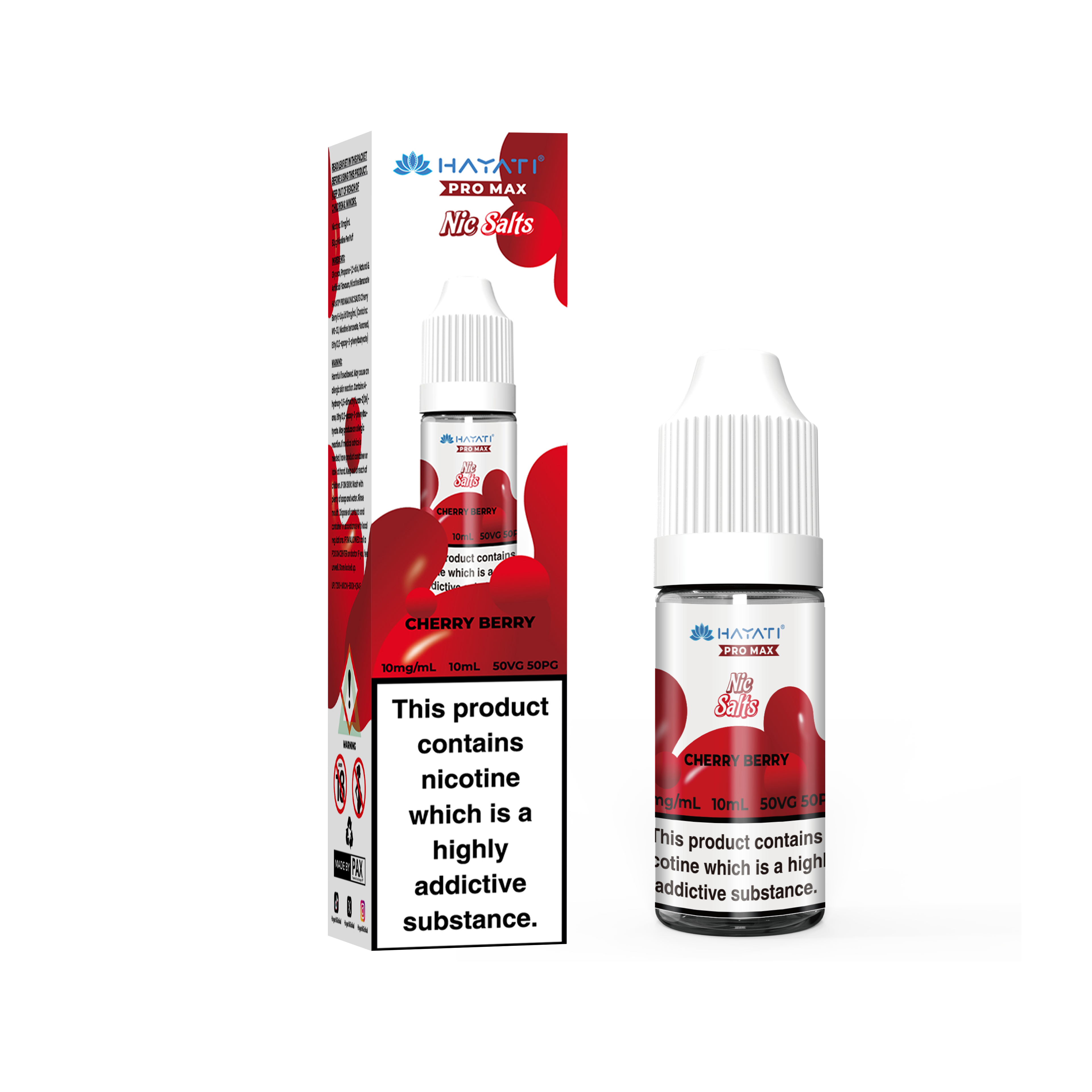Hayati® Pro Max Nic Salts (10mg)
