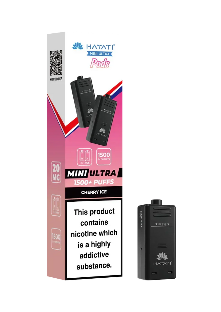Hayati® Mini Ultra 1500+ Prefilled Pods (20mg)
