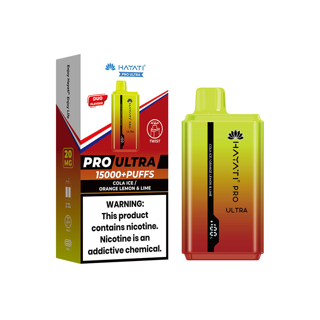 Hayati Pro Ultra 15000+ Puff 0MG