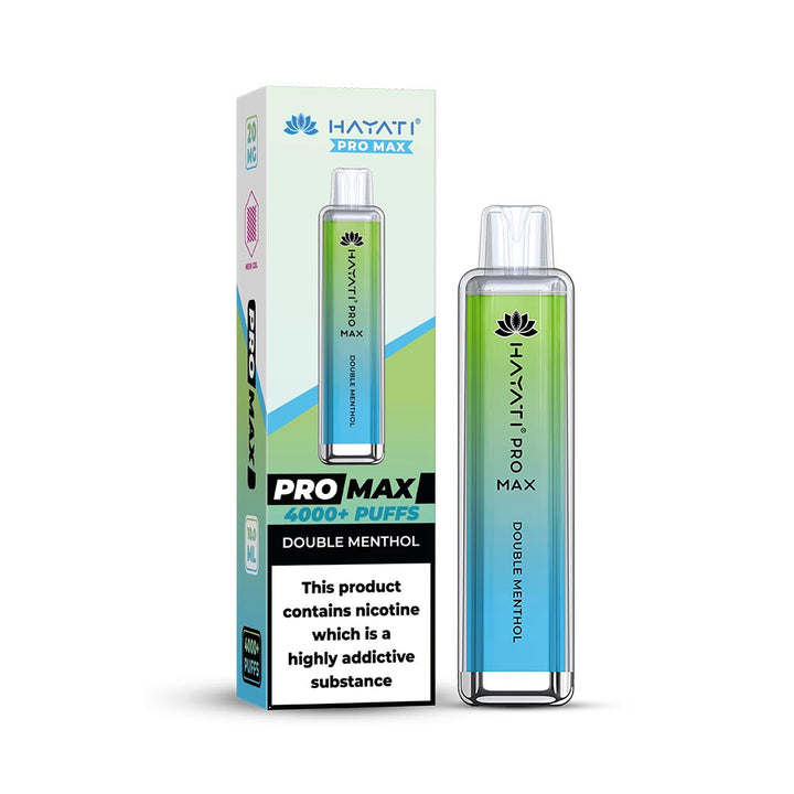 Hayati® Pro Max Disposable 4000+ Vape Kit Puffs (50mg)