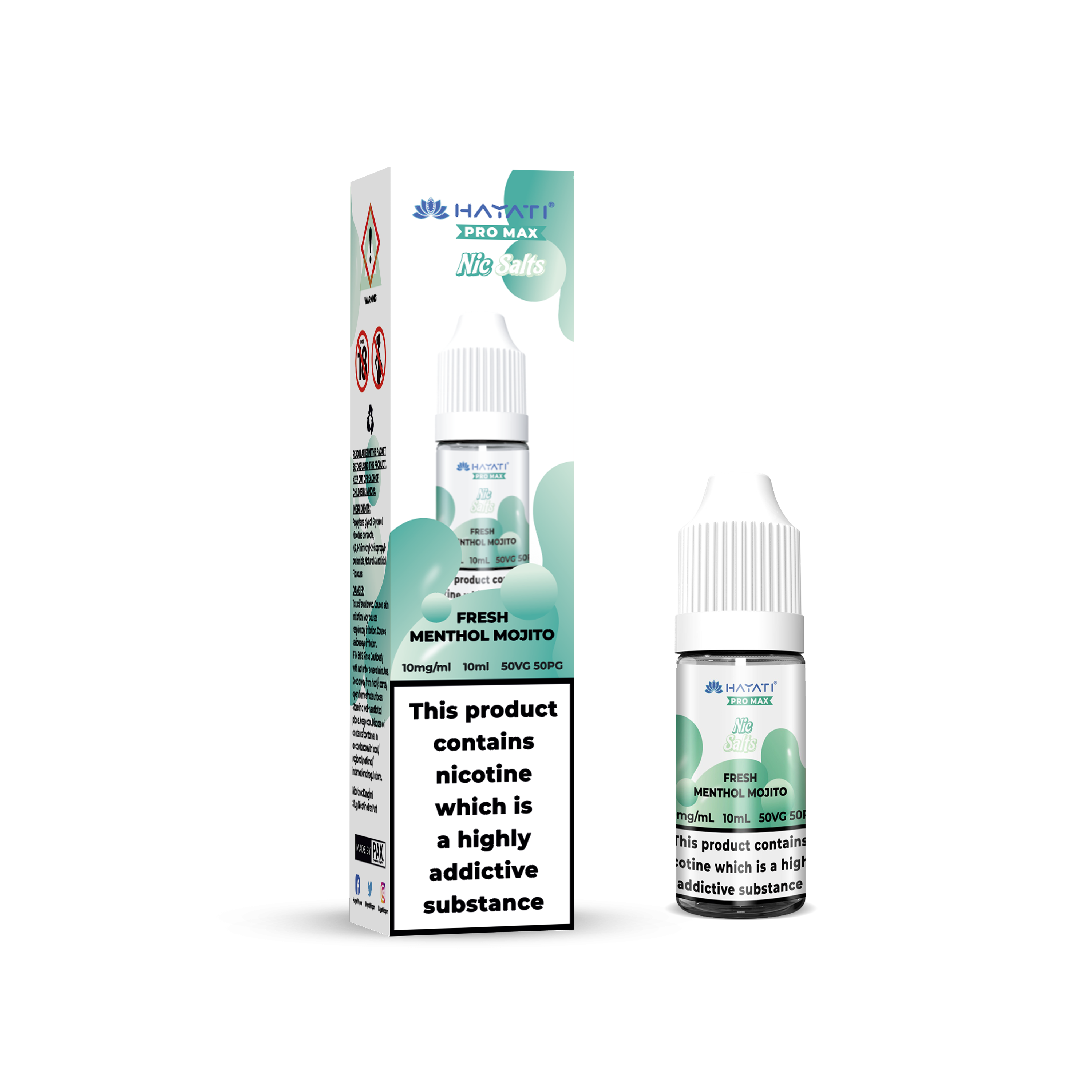 Hayati® Pro Max Nic Salts (20mg)
