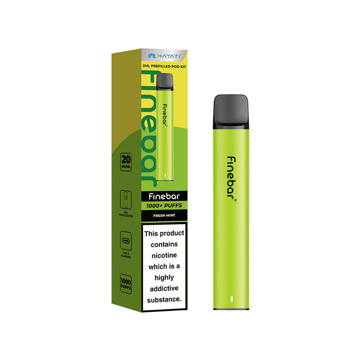 Hayati® Finebar 1000+ Vape Kit (20mg)