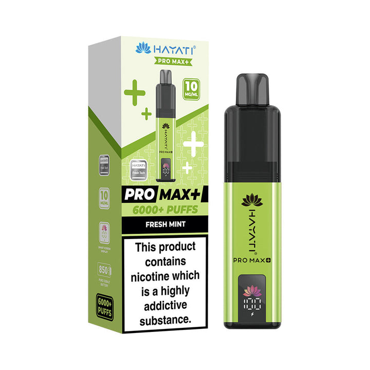 Hayati® Pro Max+ 6000+ Vape Kit (10mg)