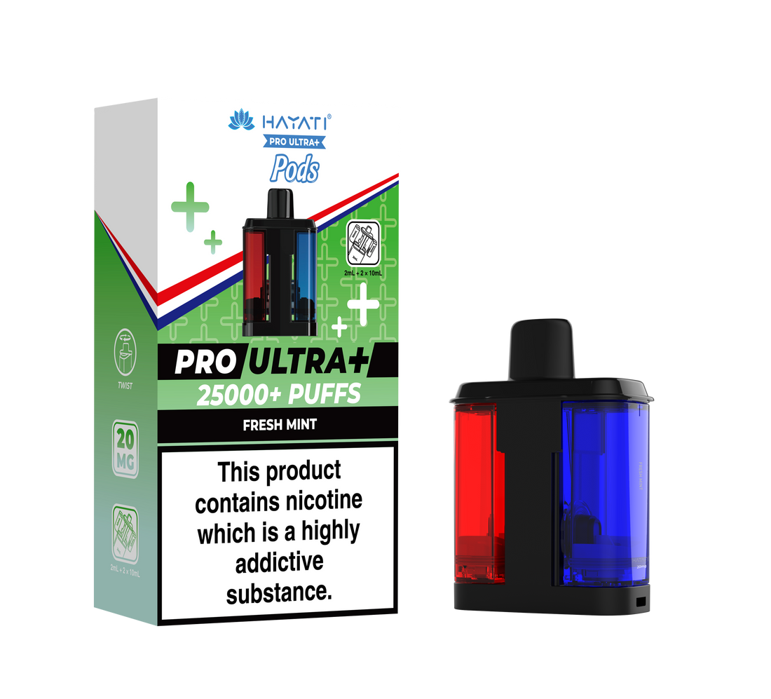 Hayati® Pro Ultra+ 25K Prefilled Pods (20mg)