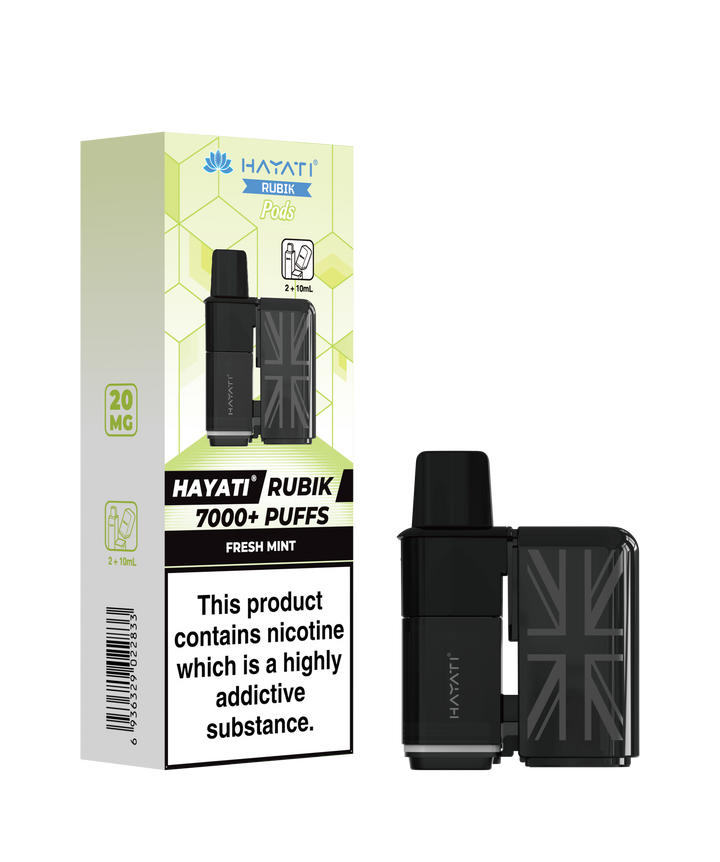 Hayati® Rubik Refillable Pods (20mg)
