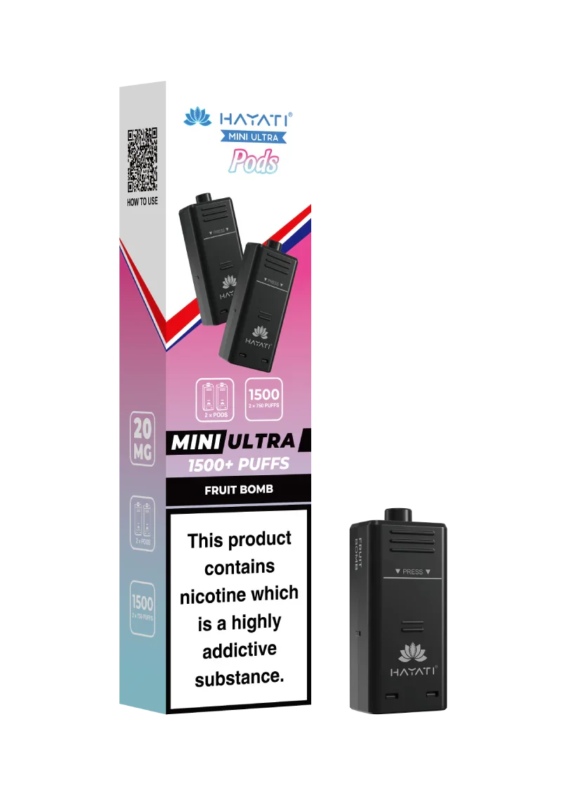 Hayati Mini Ultra 1500 Prefilled Pods