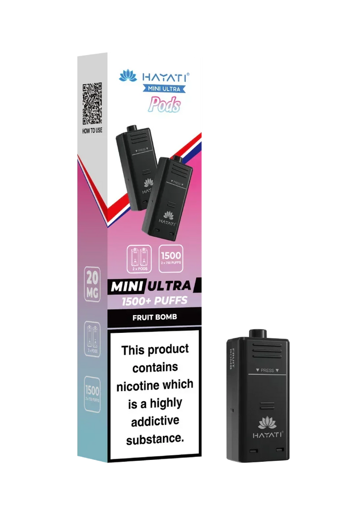 Hayati® Mini Ultra 1500+ Prefilled Pods (20mg)