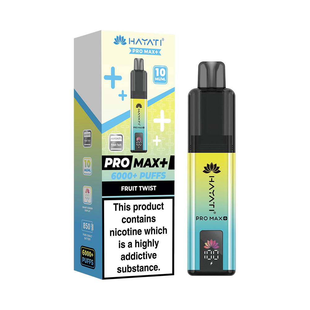Hayati® Pro Max+ 6000+ Vape Kit (10mg)