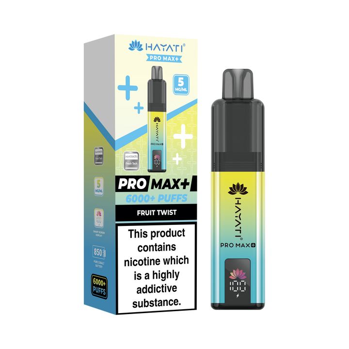 Hayati® Pro Max+ 6000+ Vape Kit (5mg)