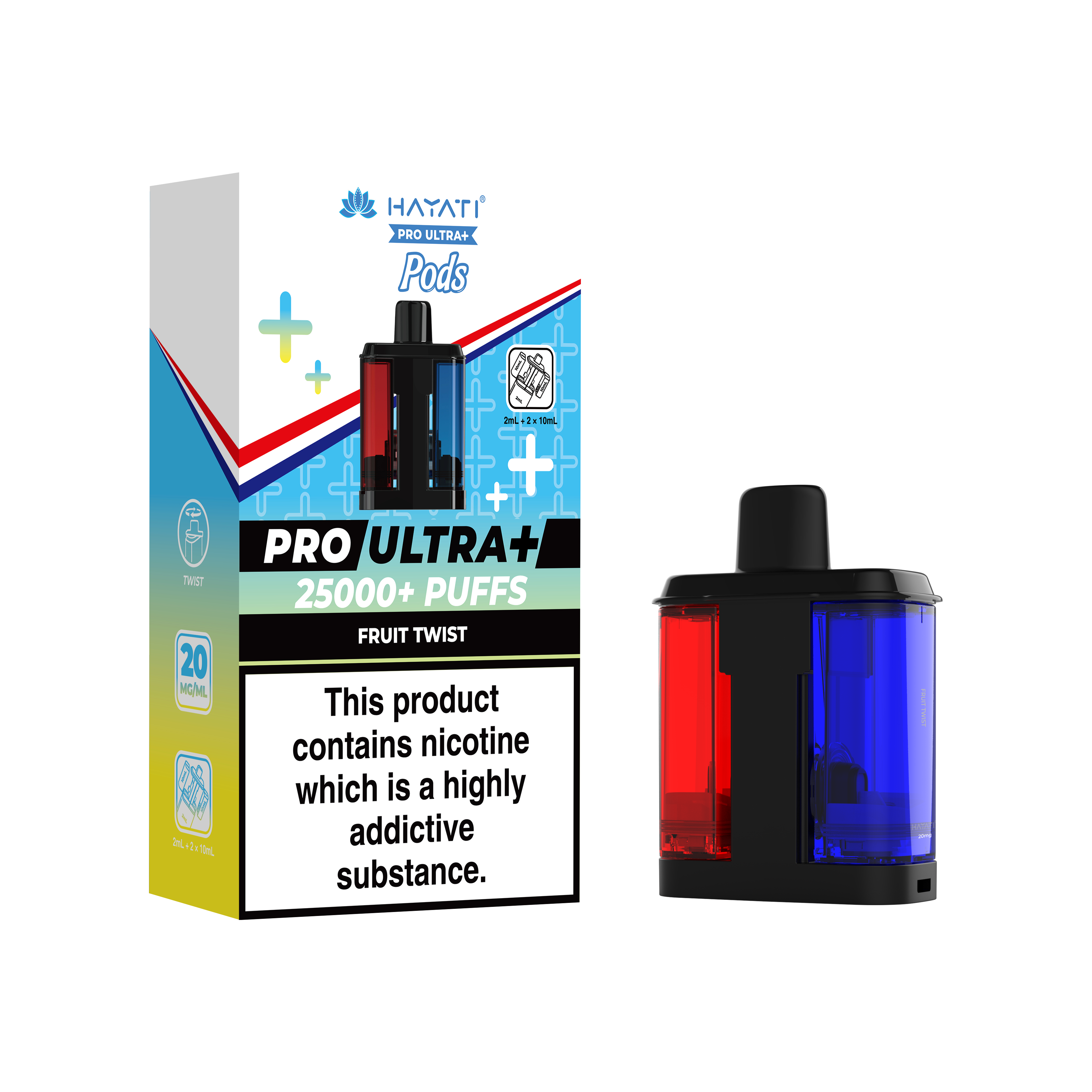Hayati® Pro Ultra+ 25K Prefilled Pods (20mg)