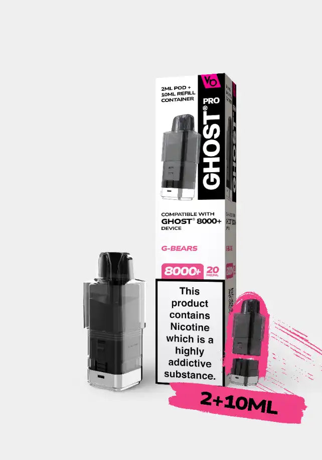 Ghost® 8000+ Prefilled Pods (20mg)