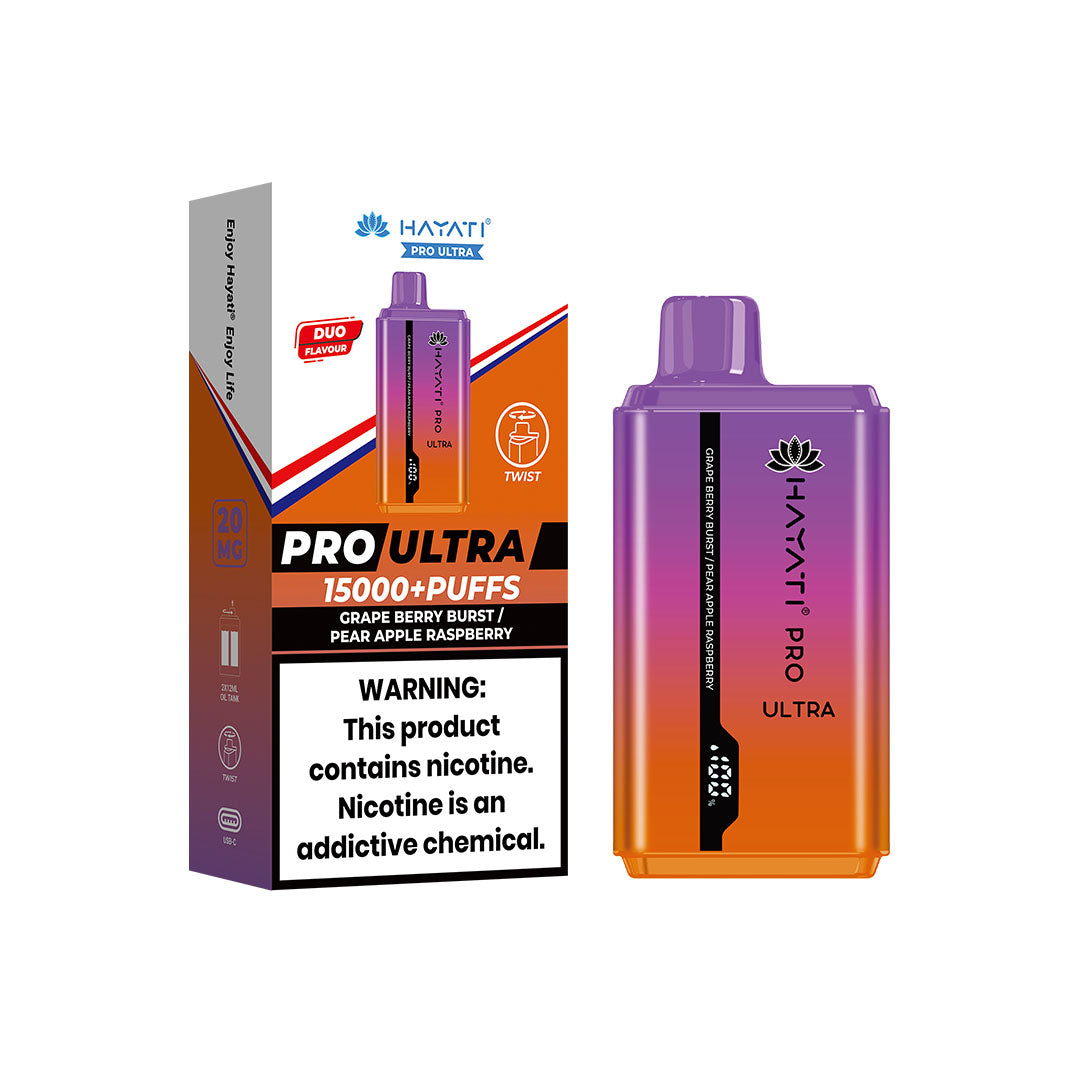 Hayati Pro Ultra 15000+ Puff 0MG