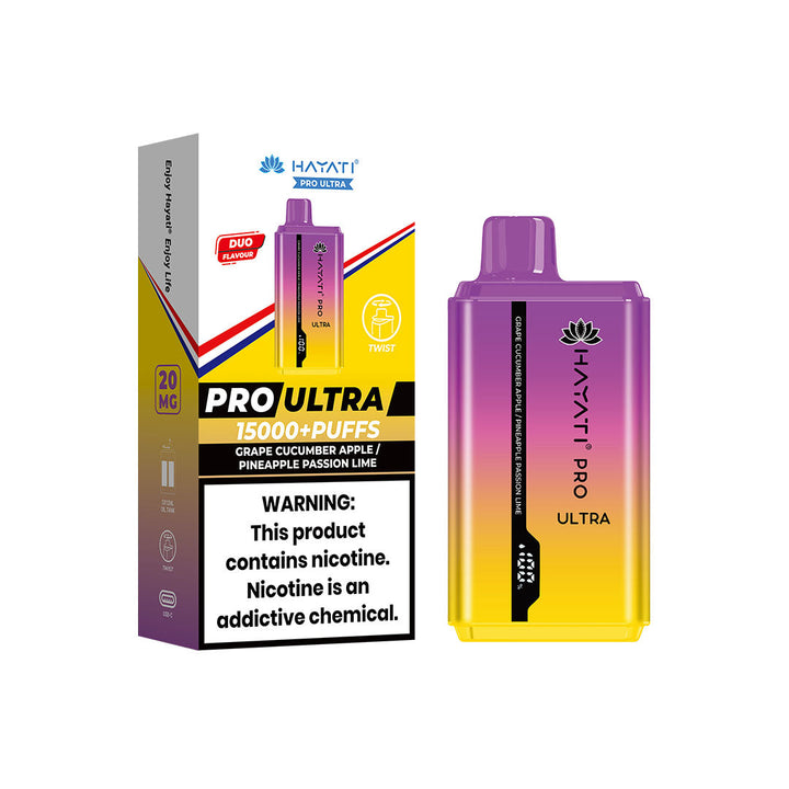Hayati Pro Ultra 15000+ Puff 0MG