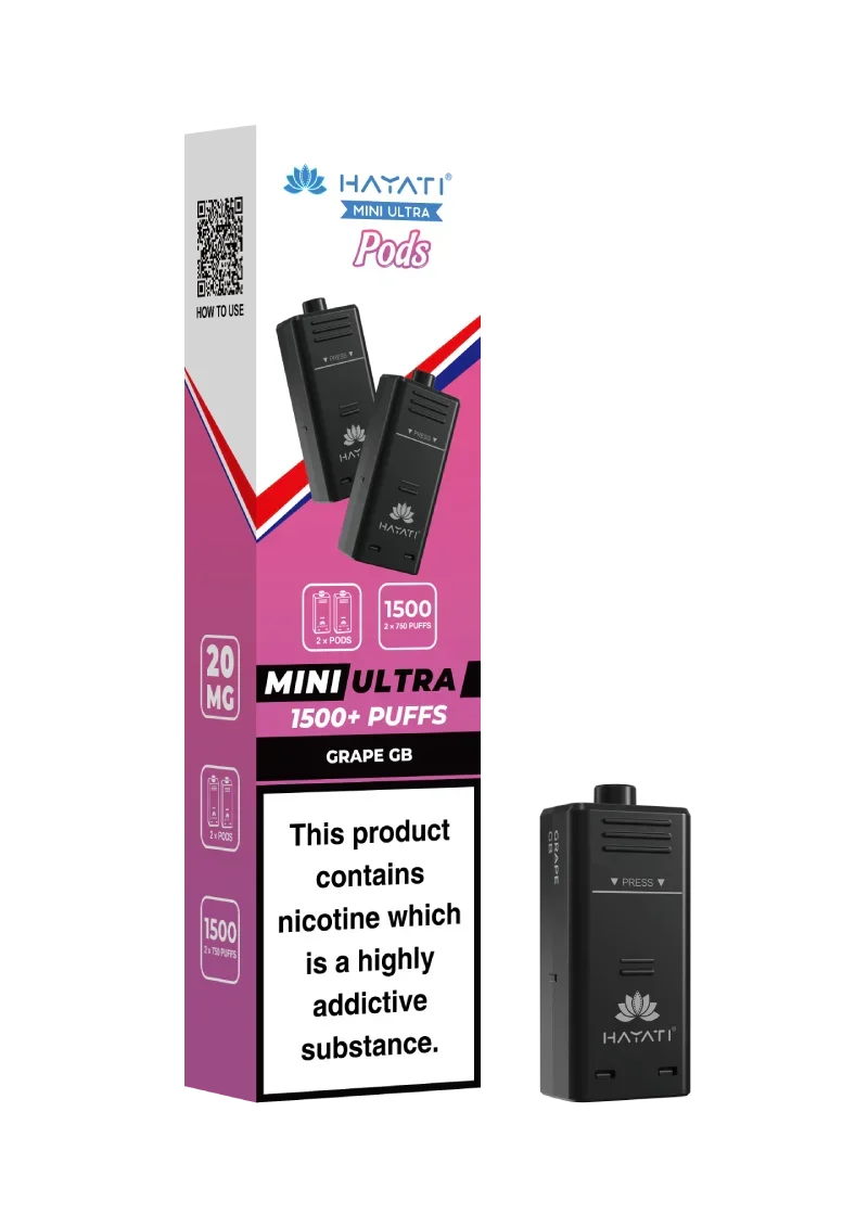 Hayati® Mini Ultra 1500+ Prefilled Pods (20mg)