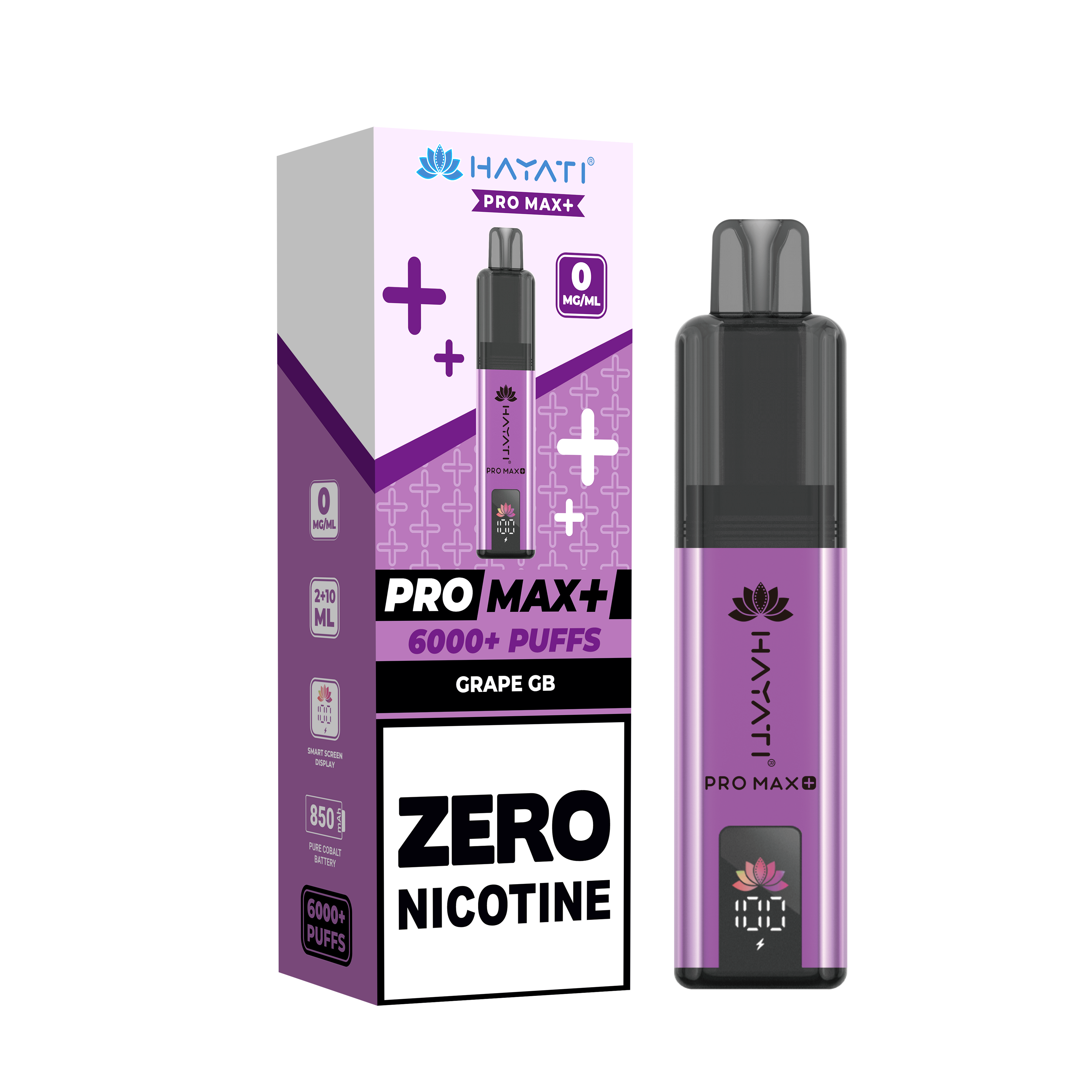 Hayati® Pro Max 6000 Plus Vape Kit ZERO (0mg)