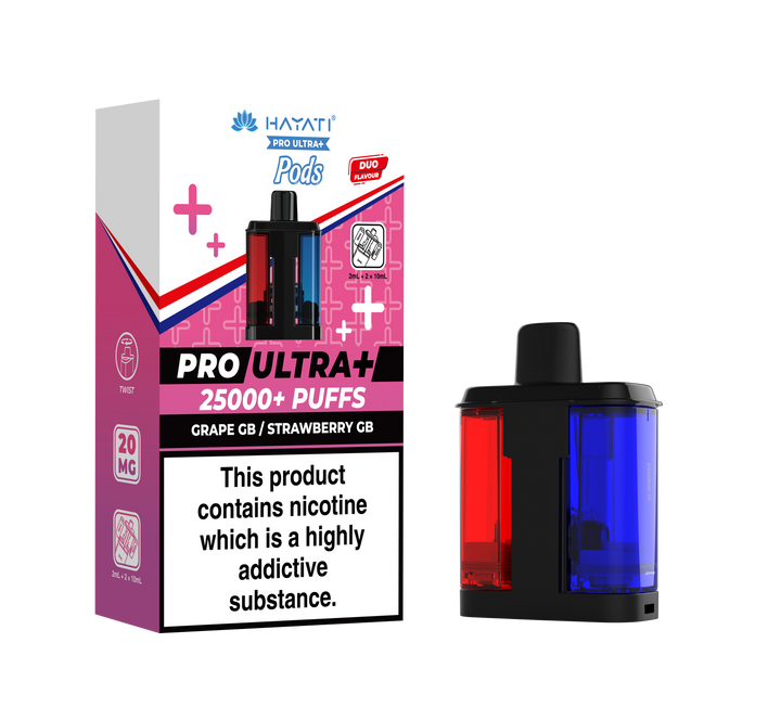 Hayati® Pro Ultra+ 25K Prefilled Pods (20mg)
