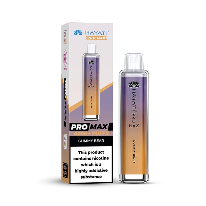 Hayati® Pro Max Disposable 4000+ Vape Kit Puffs (50mg)