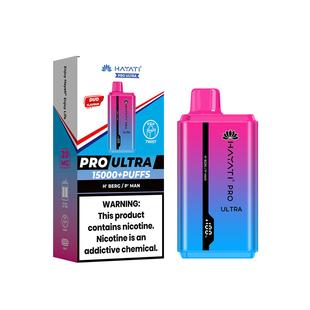 Hayati Pro Ultra 15000+ Puff 20MG