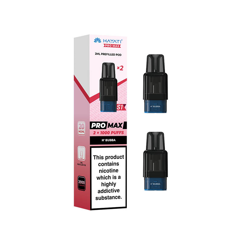 Hayati® Pro Max S1 1000+ Prefilled Pods (20mg)