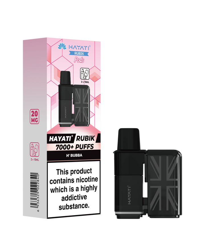 Hayati® Rubik Refillable Pods (20mg)