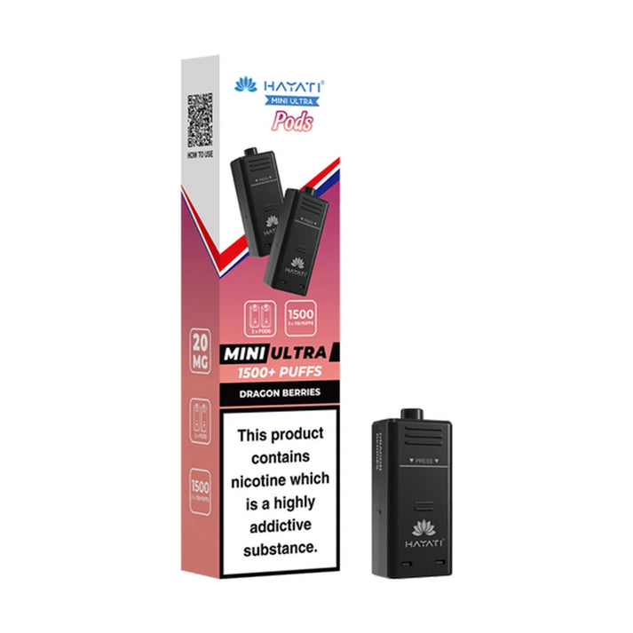 Hayati® Mini Ultra 1500+ Prefilled Pods (20mg)