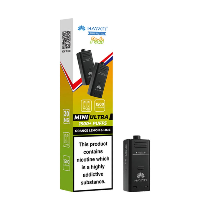 Hayati Mini Ultra 1500 Prefilled Pods