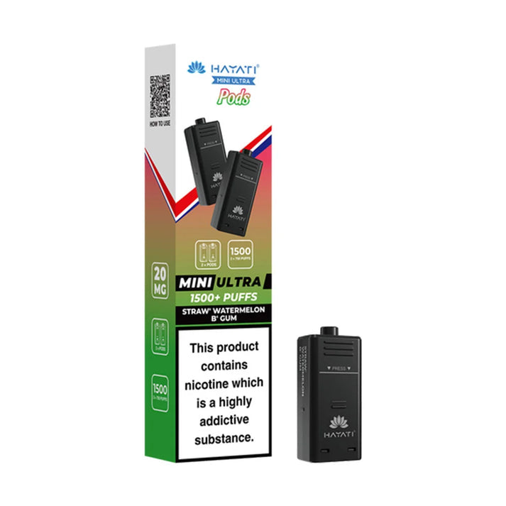 Hayati® Mini Ultra 1500+ Prefilled Pods (20mg)