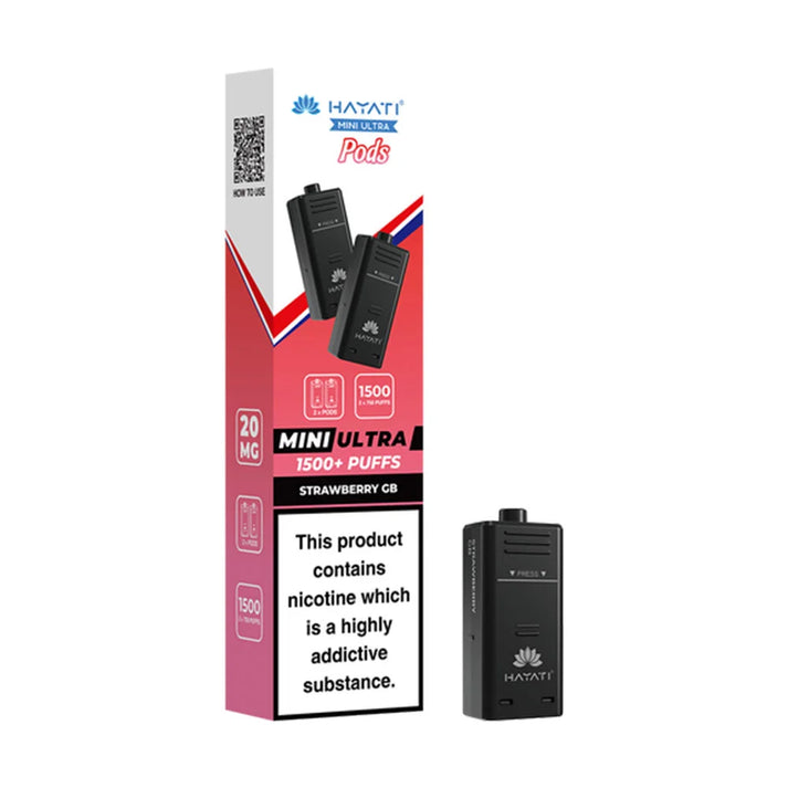 Hayati® Mini Ultra 1500+ Prefilled Pods (20mg)