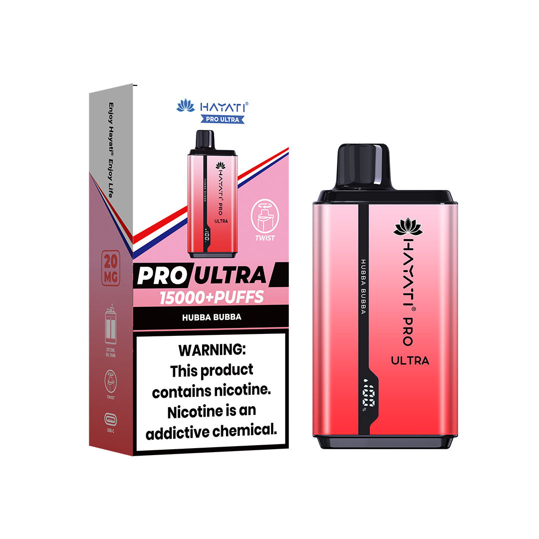 Hayati Pro Ultra 15000+ Puff 0MG