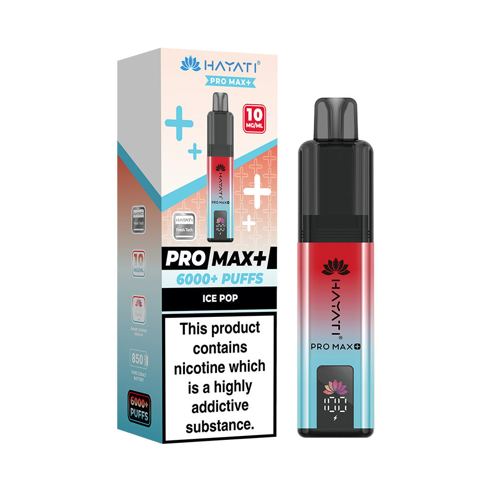 Hayati® Pro Max+ 6000+ Vape Kit (10mg)