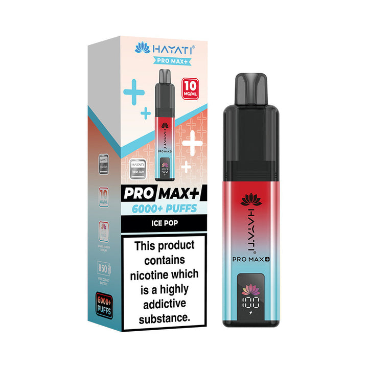 Hayati® Pro Max+ 6000+ Vape Kit (10mg)