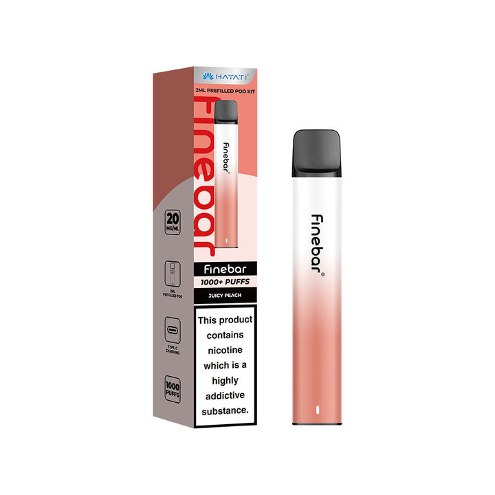 Hayati® Finebar 1000+ Vape Kit (20mg)