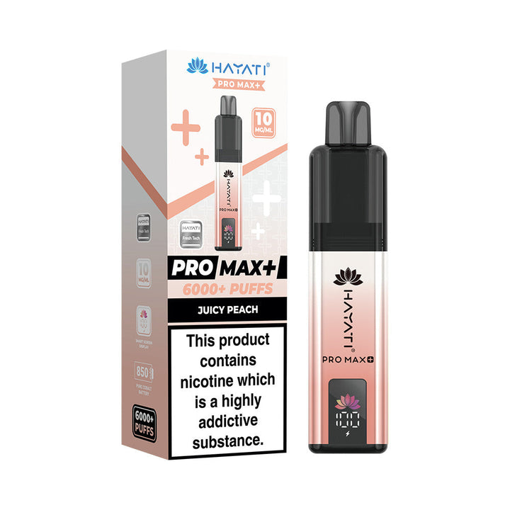 Hayati® Pro Max+ 6000+ Vape Kit (10mg)