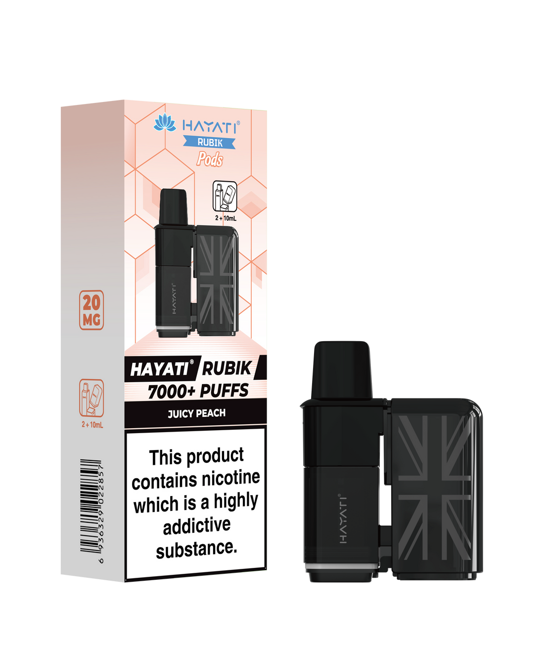 Hayati® Rubik Refillable Pods (20mg)