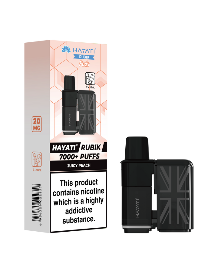 Hayati® Rubik Refillable Pods (20mg)
