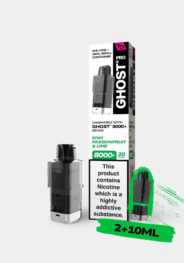 Ghost® 8000+ Prefilled Pods (20mg)