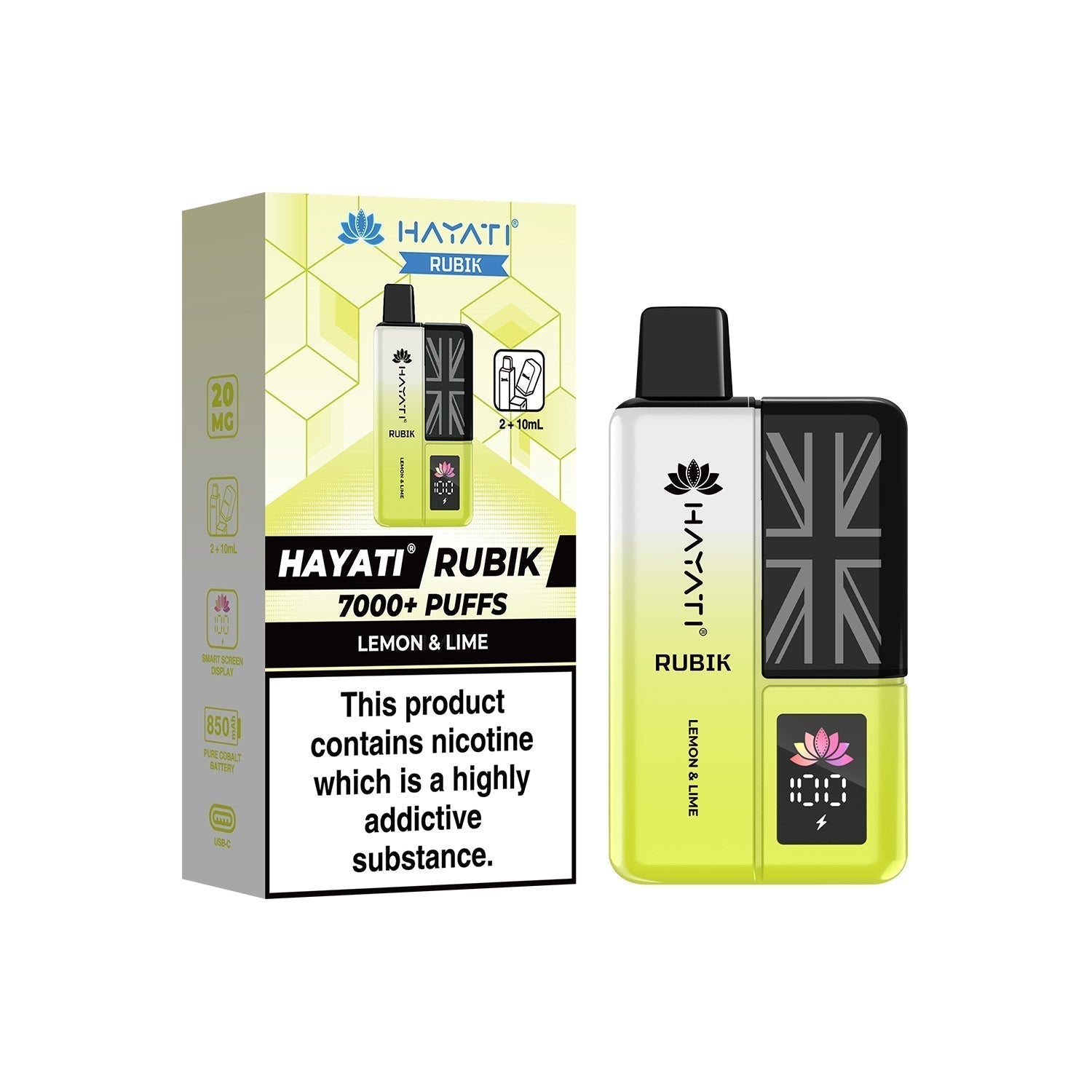 Hayati® Rubik Reusable Vape Kit (20mg)