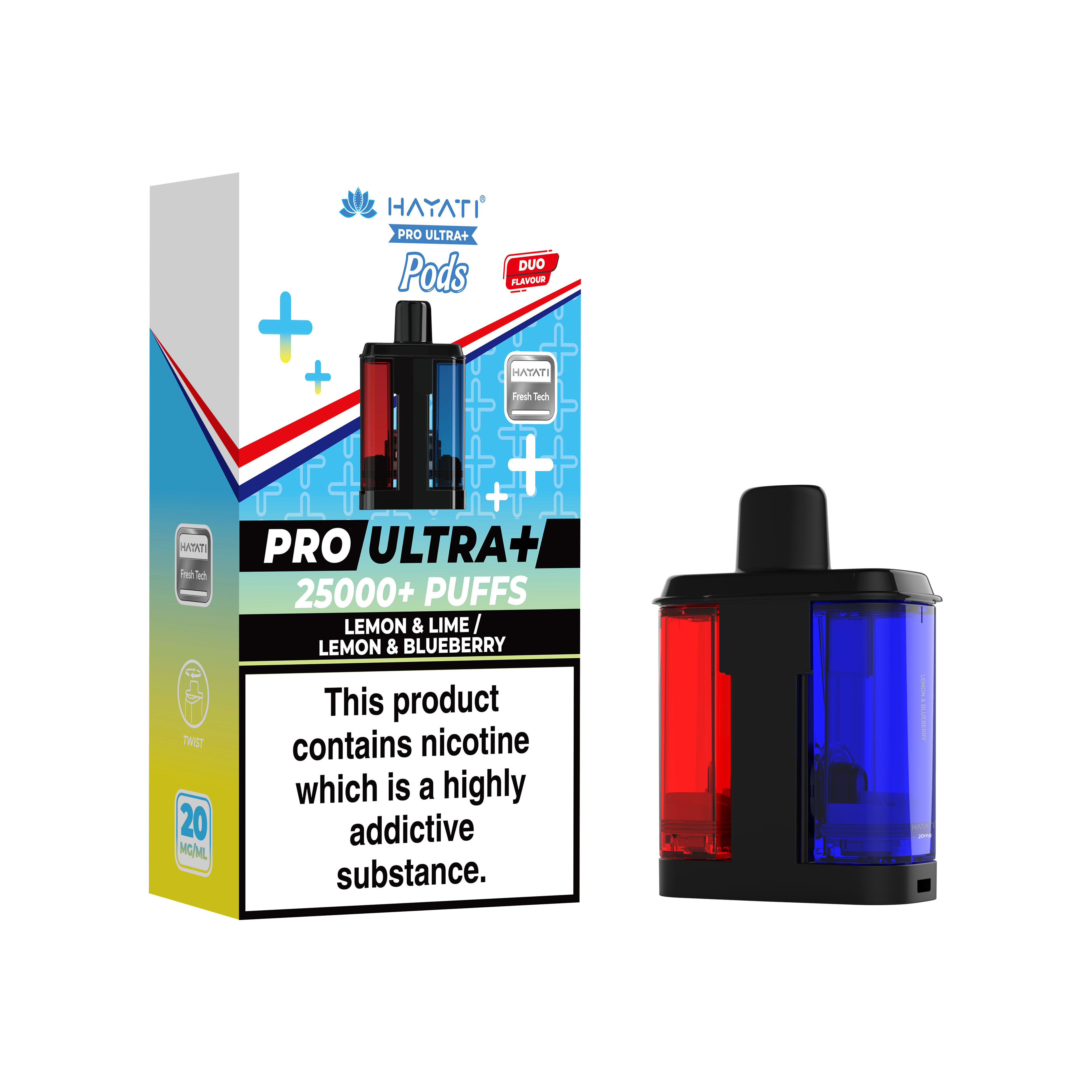 Hayati® Pro Ultra+ 25K Prefilled Pods (20mg)