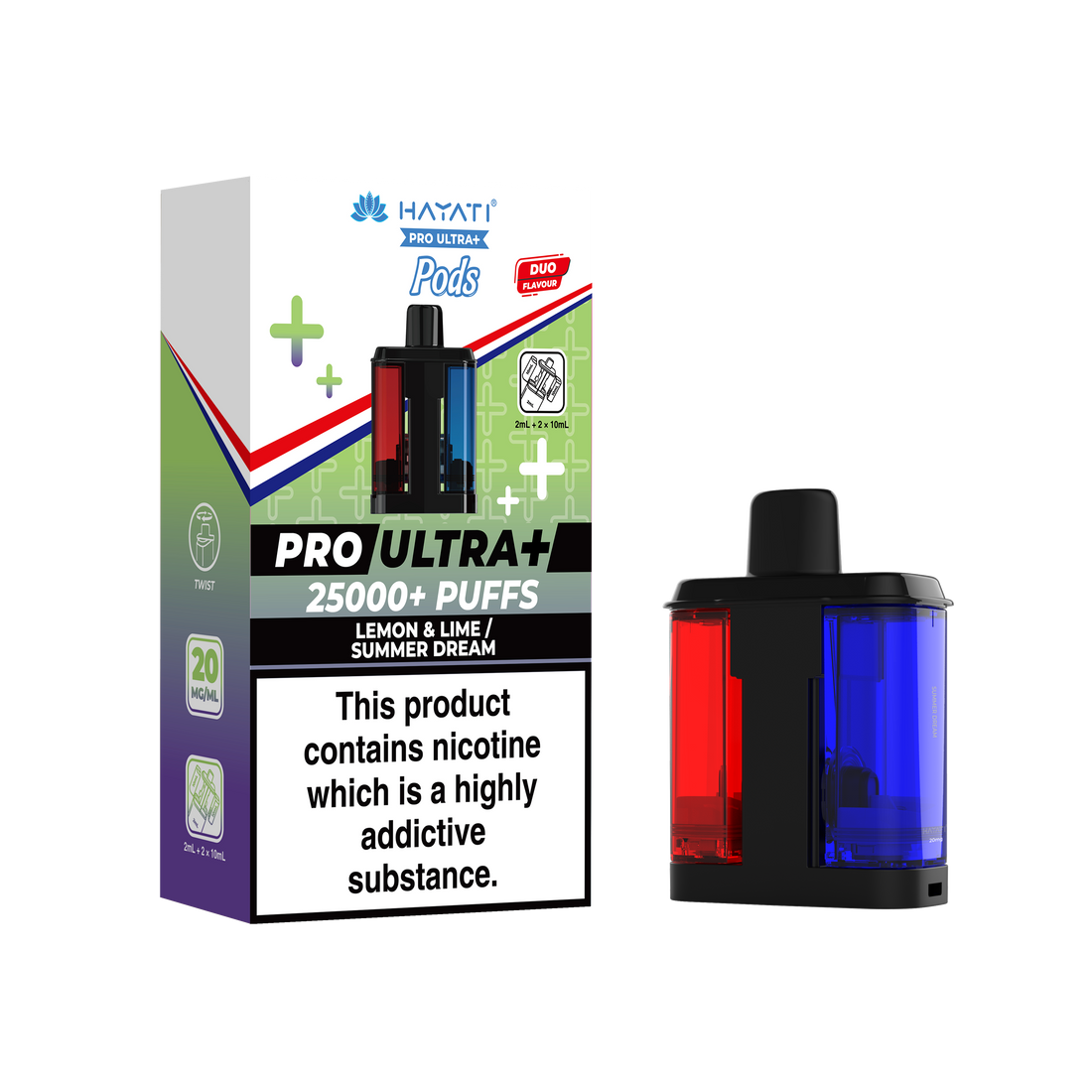 Hayati® Pro Ultra+ 25K Prefilled Pods (20mg)