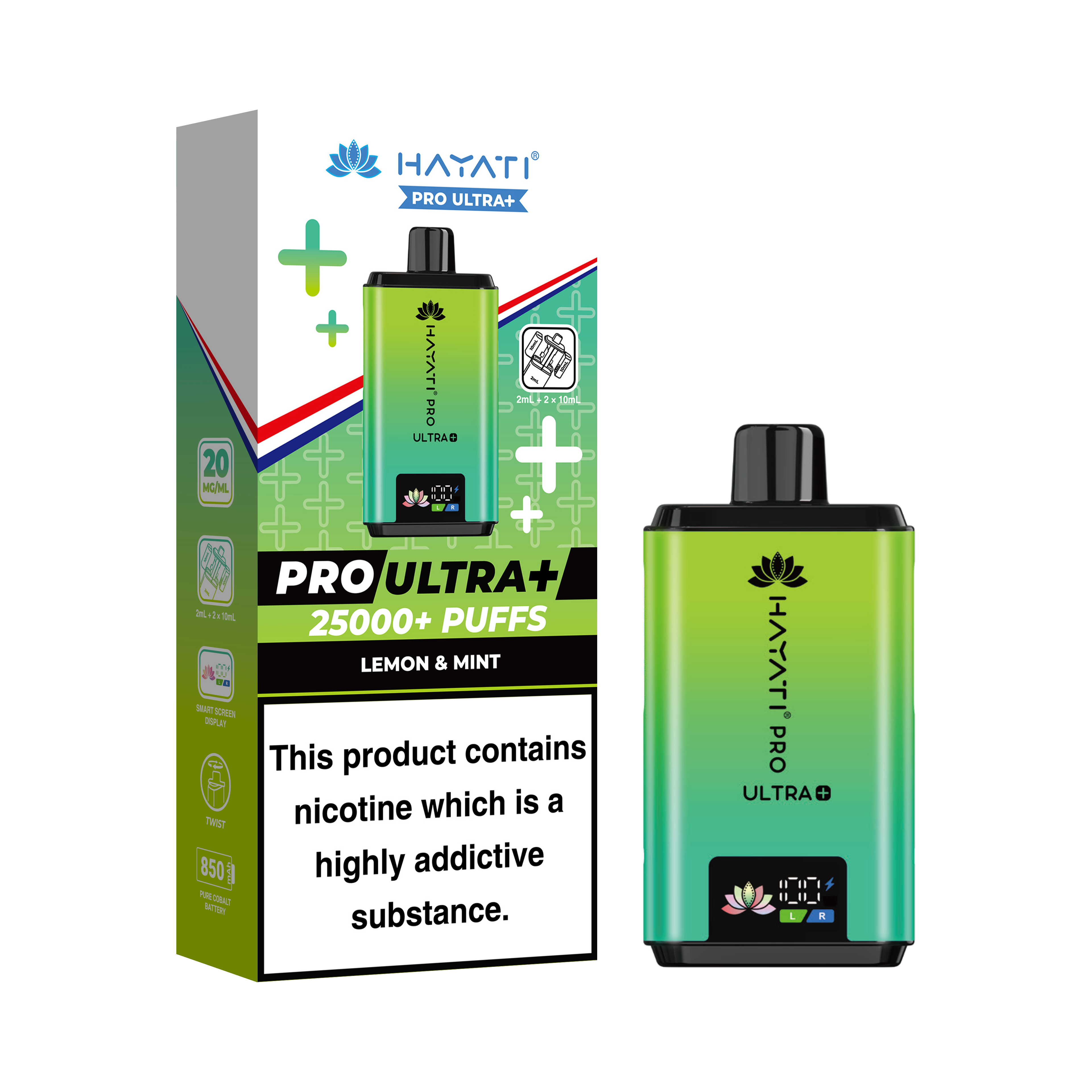 Hayati® Pro Ultra+ Reusable Kit (20mg)