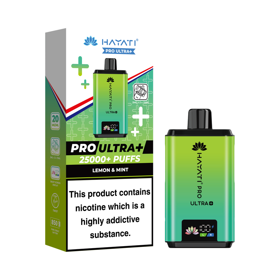 Hayati® Pro Ultra+ Reusable Kit (20mg)